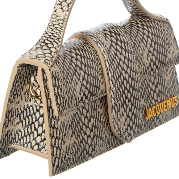 Jacquemus The Bambino Snake Embossed Bag - Picture 3 of 6